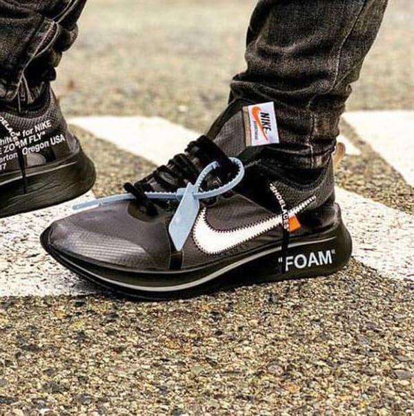 OFF-WHITE × ナイキ コピー   ZOOM FLY SP - オフホワイト × ズームフライ AJ4588